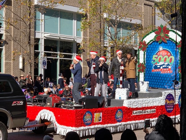 2018 Raleigh Christmas Parade Leith float