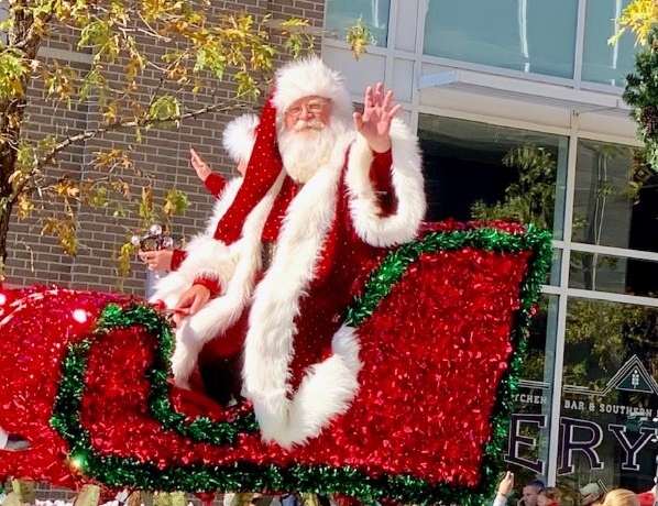 2018 Raleigh Christmas Parade Santa