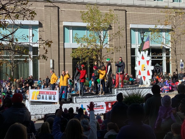 2018 Raleigh Christmas Parade abc11 float